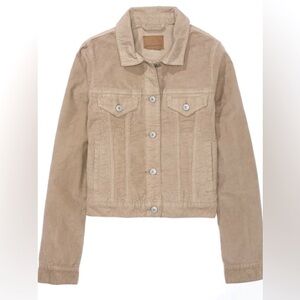 🍂AE Shrunken Corduroy Light Brown Jacket.